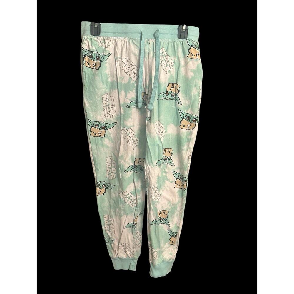 Star Wars Baby Yoda Pajama Lounge Pants Size Small‎ Drawstring Joggers